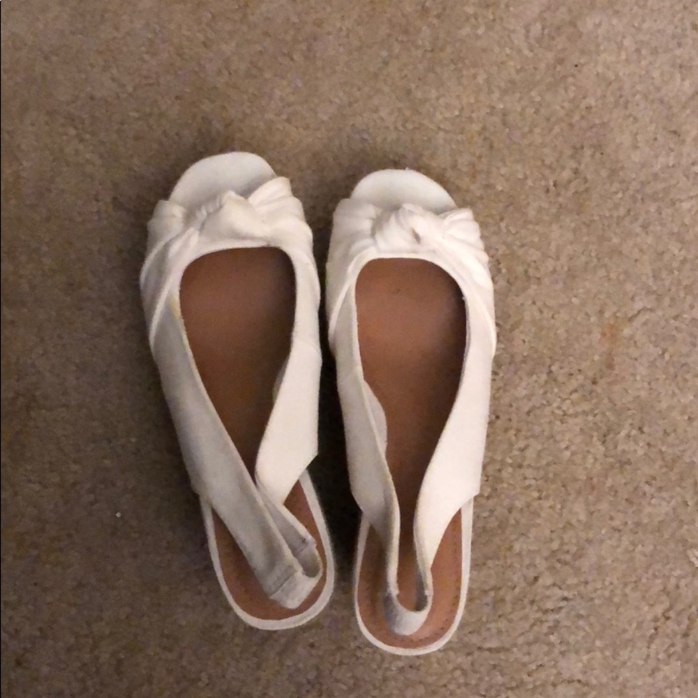 H&M white lovely heels